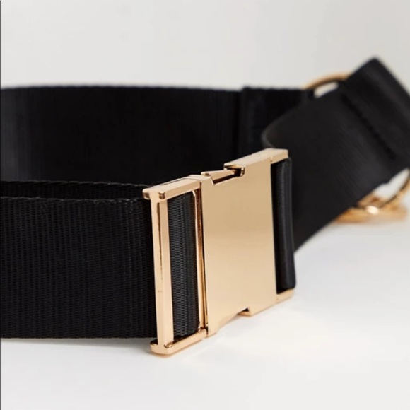 Utility buckle belt with ring and chain - Picture 3 of 3